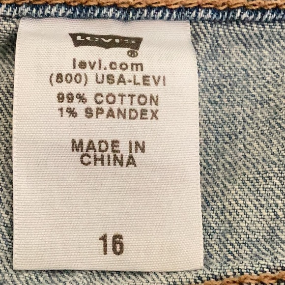 🦋Levis Jeans So Fun Size 16 Fun to Wear Denim Skirt Wardrobe Must Have 🦋 - Picture 11 of 11